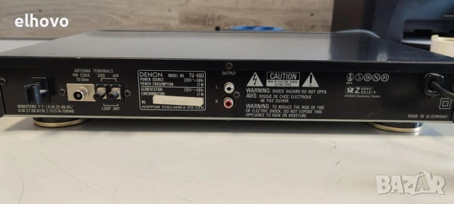 Стерео тунер Denon TU-460, снимка 6 - Ресийвъри, усилватели, смесителни пултове - 53322250