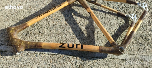 Бамбукова рамка за велосипед Zuri, снимка 2 - Части за велосипеди - 53083982