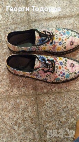 Dr.Martens flowers дамски обувки 42 номер носени един път, снимка 2 - Дамски ежедневни обувки - 38267938