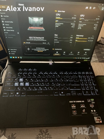 Продавам Asus TUF Gaming A16 + windows 11pro.