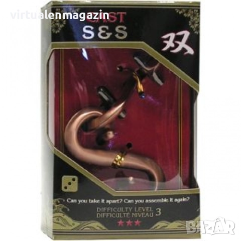 Метални триизмерни пъзели Hanayama Cast W-U, S&S и Cage, снимка 4 - Пъзели - 6606907