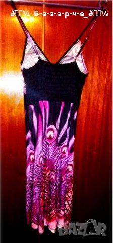 👠Дамска нова красива лятна рокля за повод в циклама и черно-М,Л,ХЛ👠👠👠, снимка 2 - Рокли - 39470802