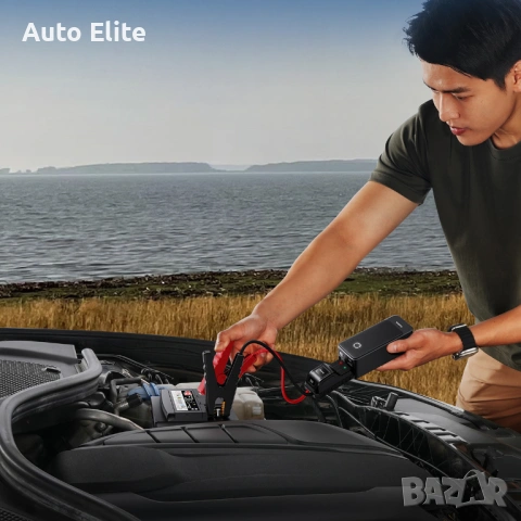 BASEUS Power Bank/Jump Starter за автомобил Super Energy Alpha Starter 6000 mAh, 600A + фенер /черен, снимка 3 - Аксесоари и консумативи - 53523235