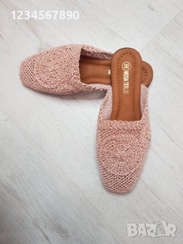 New Нов модел плетени чехли , снимка 2 - Чехли - 40529837