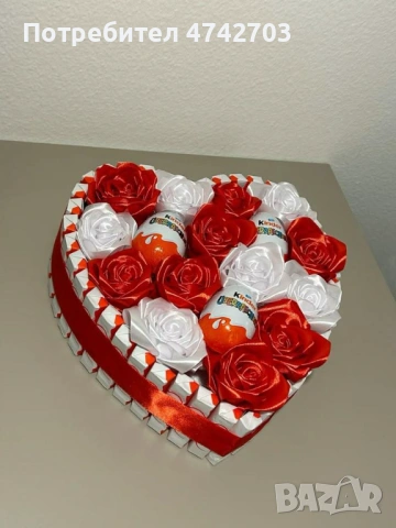 Сатененени рози, снимка 5 - Ръчно изработени сувенири - 53537659