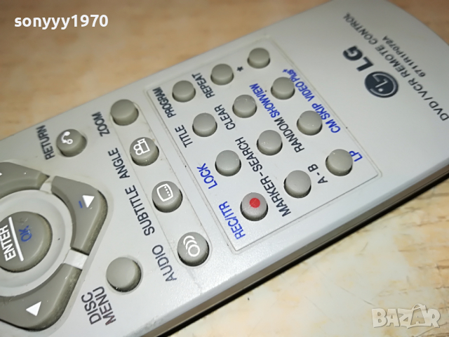 LG 6711R1P072A DVD/VIDEO REMOTE-ВНОС SWISS 1004221805, снимка 7 - Дистанционни - 36409531