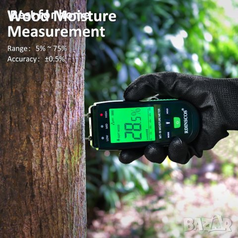 Влагомер дигитален RDINSCOS MT19, снимка 4 - Измервателни инструменти - 43688191