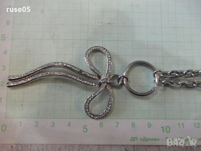 Колие с камъни имитационна бижутерия - 1, снимка 2 - Колиета, медальони, синджири - 32668938