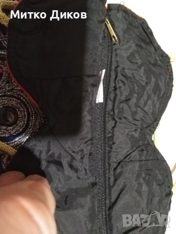 Бродирана нова ръчна изработка чанта Пакистан уникат 28х25см за през рамо, снимка 7 - Чанти - 43991052