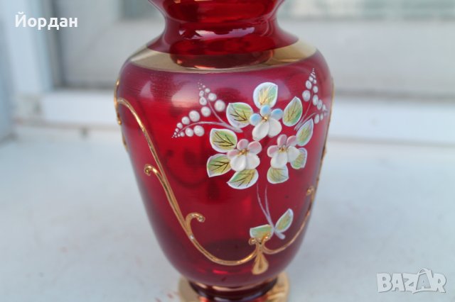 Ваза бохемия, снимка 7 - Други ценни предмети - 43684805