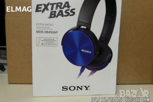 СТЕРЕО Hi-Fi СЛУШАЛКИ  Sony EXTRA BASS Headphones   MDR-XB450AP, снимка 8 - Слушалки и портативни колонки - 28117145