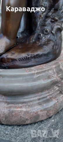 Масивна Бронзова Композиция, снимка 6 - Статуетки - 50751384