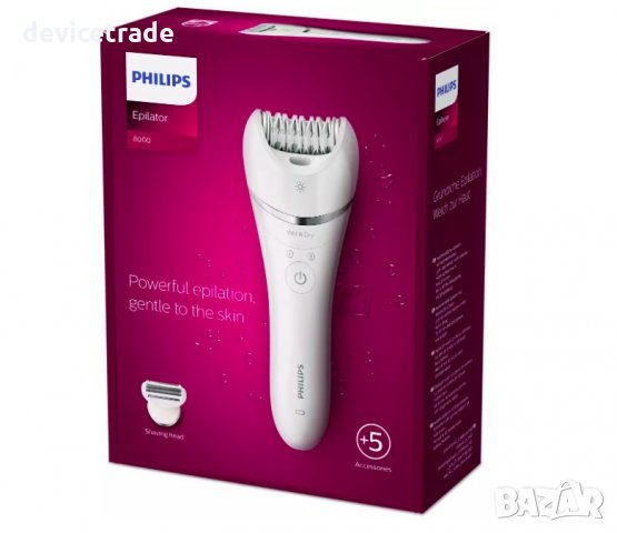 Епилатор Philips BRE710/00, Използване на влажна/суха кожа, снимка 4 - Епилатори - 35422014