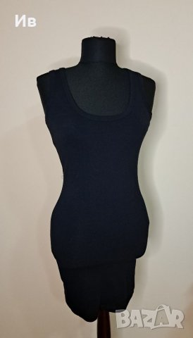 Черна изчистена рокля Madonna , снимка 2 - Рокли - 39554348