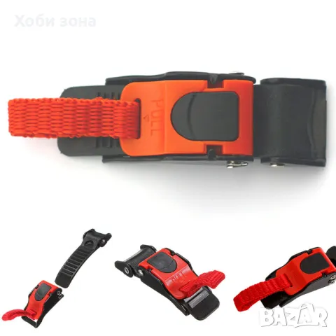 Закопчалка щипка за мото каска, снимка 3 - Аксесоари и консумативи - 50360792