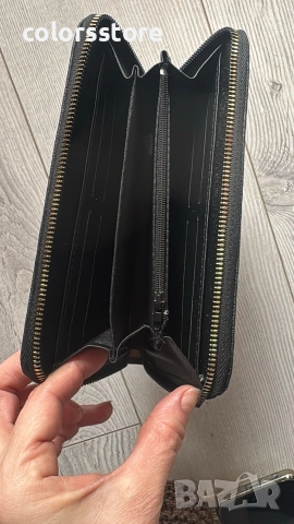 Черно портмоне Louis Vuitton/IM06, снимка 2 - Портфейли, портмонета - 35298593