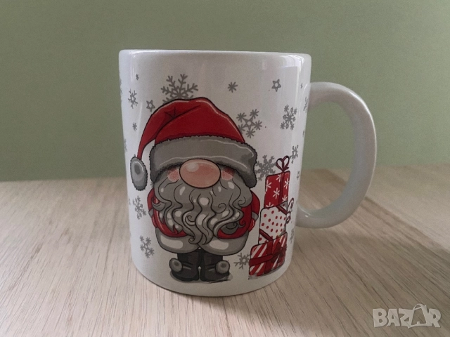 Комплект коледни чаши за кафе / чай, снимка 3 - Чаши - 52342474