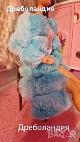 Комплект рокля и палто за барби, снимка 3 - Кукли - 43939498