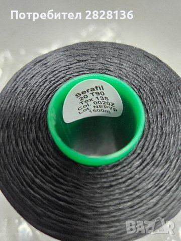 Конец 20/3 восъчен за ушиване на волани.Шпулите са внос от Германия и са ползвани за WAG групата., снимка 6 - Аксесоари и консумативи - 43573518