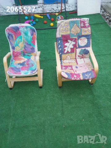 Дървени детски столчета, снимка 1 - Мебели за детската стая - 37121584