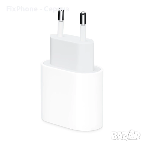 Оригинално Зарядно устройство адаптер Apple 20W USB-C, MHJE3ZM/A в кутия, 220V, Бял , снимка 2 - Оригинални зарядни - 52572227