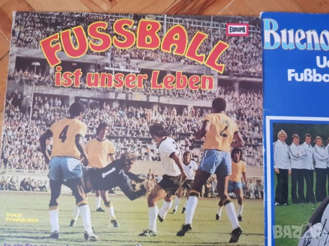Стари плочи с химни на футболни отбори, снимка 2 - Колекции - 32615897