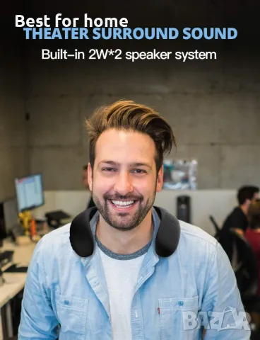 Bluetooth високоговорител с лента за врата  Bluedio, снимка 2 - Други - 50264968