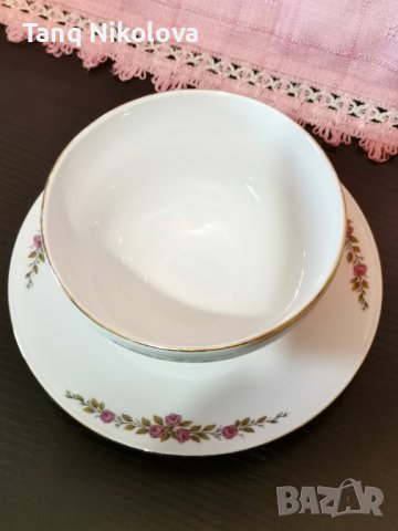 Порцеланова сосиера, снимка 4 - Чинии - 38498158