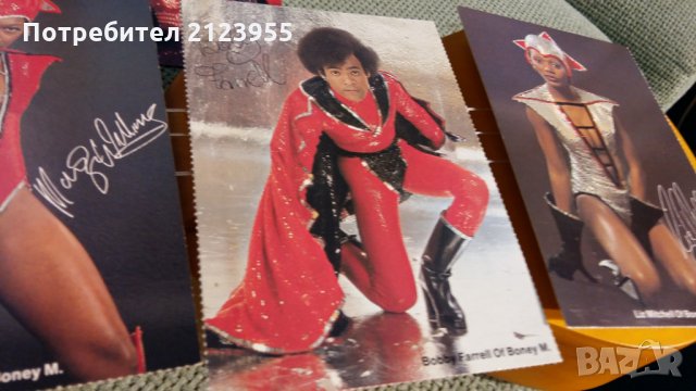 Стари пощенски картички БОНИ М, снимка 4 - Други ценни предмети - 28943271