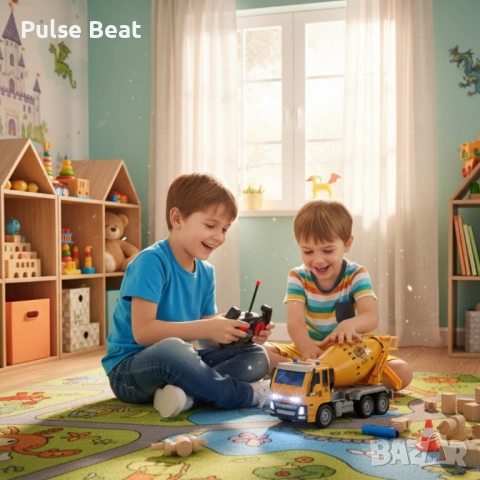 Радиоуправляем бетоновоз Truck Construction R/C, снимка 6 - Коли, камиони, мотори, писти - 52416615