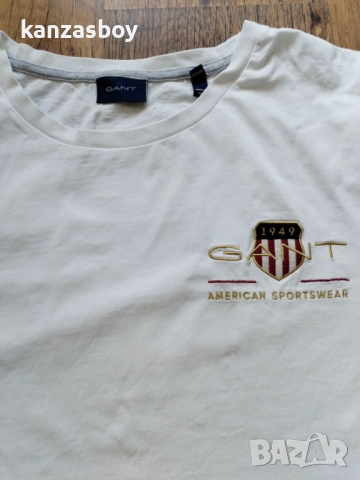 gant - страхотна мъжка тениска XL, снимка 2 - Тениски - 51659507