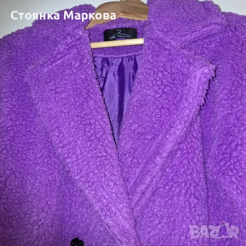Ново лилаво палто, снимка 2 - Палта, манта - 47548550