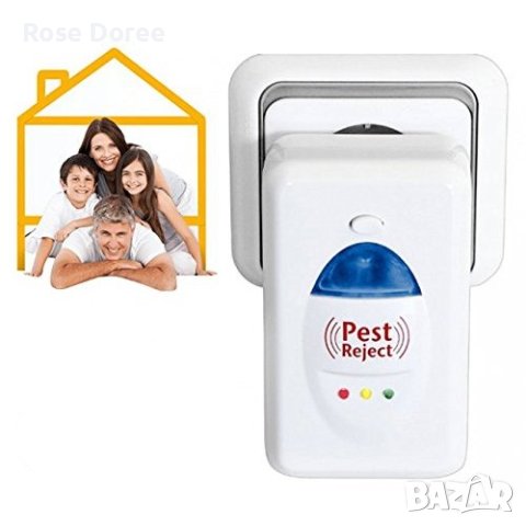 🦟Ултразвуково устройство против насекоми – Pest Reject, снимка 1 - Други стоки за дома - 42951508