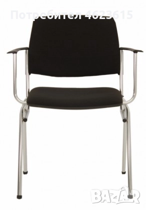 Продавам 2 бр. офис стола хромирани, снимка 3 - Столове - 52062304