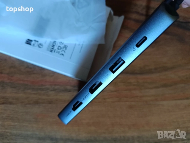 Нов Mokin USB-C 12 в 2 многофункционален хъб за MacBook MOUC3301, снимка 4 - Кабели и адаптери - 51636351