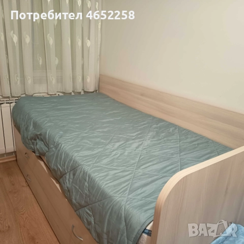 Двойно детско легло с издърпване и място за съхранение, снимка 6 - Мебели за детската стая - 52508939