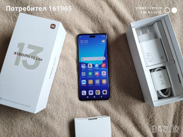 Xiaomi 13 lite 8/256GB нов 24м гаранция Виваком, снимка 1 - Xiaomi - 43695143