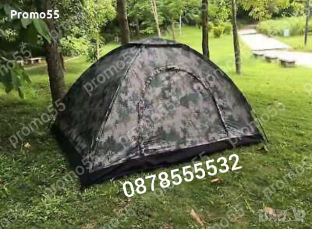 Палатка за къмпинг, Четириместна палатка с комарник, снимка 7 - Палатки - 40458836