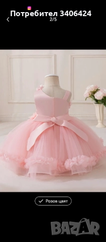 Бебешка рокля, снимка 2 - Бебешки рокли - 51652562