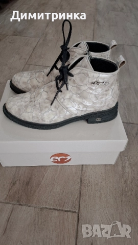Дамски боти ест.кожа, снимка 2 - Дамски боти - 52468347