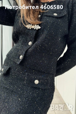 🌟 Комплект от две части: Сако и пола 🌟, снимка 2 - Костюми - 53214355