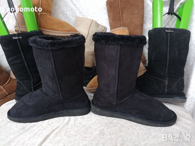 НОВИ Ботуши реплика на UGG®, топли дамски черни боти, апрески, N- 38 - 39, снимка 10 - Дамски апрески - 39304054