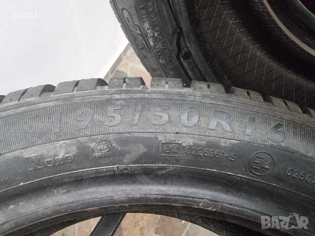 4бр зимни гуми 195/50/16 Dunlop C505 , снимка 6 - Гуми и джанти - 43382403