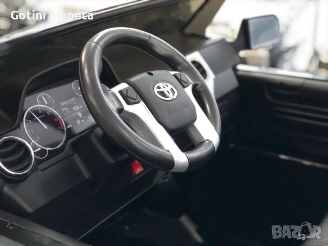 Акумулаторен джип TOYOTA Tundra 12V, лицензиран, с меки гуми, кожена седалка, снимка 11 - Детски велосипеди, триколки и коли - 37661766