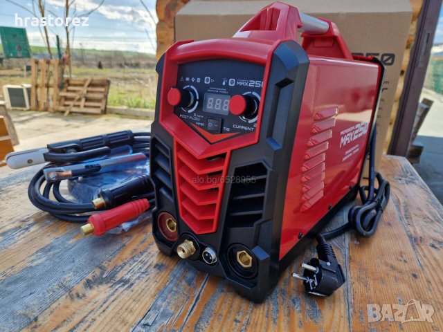 Аргонов заваръчен Апарат 250А- Инверторен Електрожен + Аргон - PROFESSIONAL