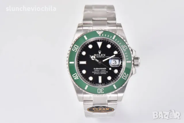 Clean Rolex Submariner Starbucks Black Dial 41mm Size Часовник, снимка 14 - Мъжки - 48896003