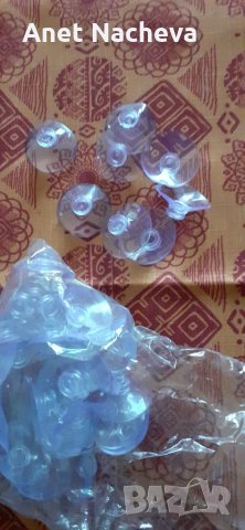 Прозрачни  крепежни  вендузи , , снимка 1