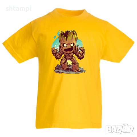 Детска тениска Marvel Groot 2 Игра,Изненада,Подарък,Геймър,, снимка 8 - Детски Блузи и туники - 36716809