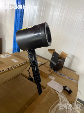 Градински лазер с въртящисе светлини за осветяване на къща, снимка 7 - Лед осветление - 52557787