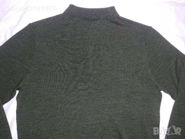 PROFUOMO (L) мъжки италиански пуловер мерино 100% Merino Wool, снимка 5 - Пуловери - 44035649